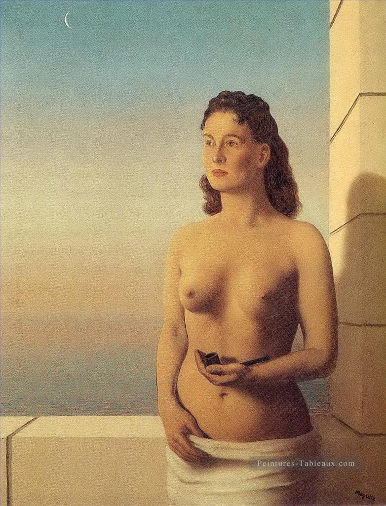 心の自由 1948年 ルネ・マグリット油絵